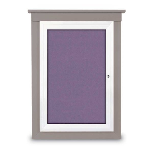 United Visual Products Letterboard, 36x36, Satin/Blue UV9020ACS3636-SATIN-BLUE - main